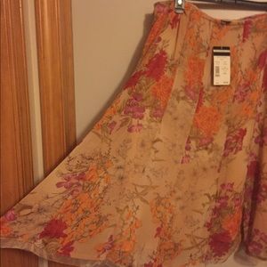 Requirements size 12 floral print skirt